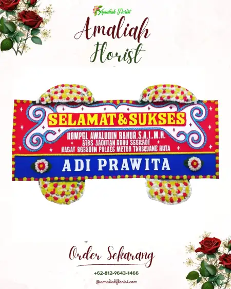 Papan Bunga Ucapan Selamat Cisata
